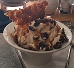 ice-cream with nuts
